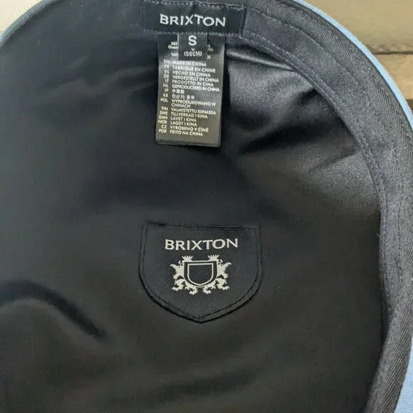 Brixton Blue Fiddler Cap Size Small Womens - Picture 2 of 4
